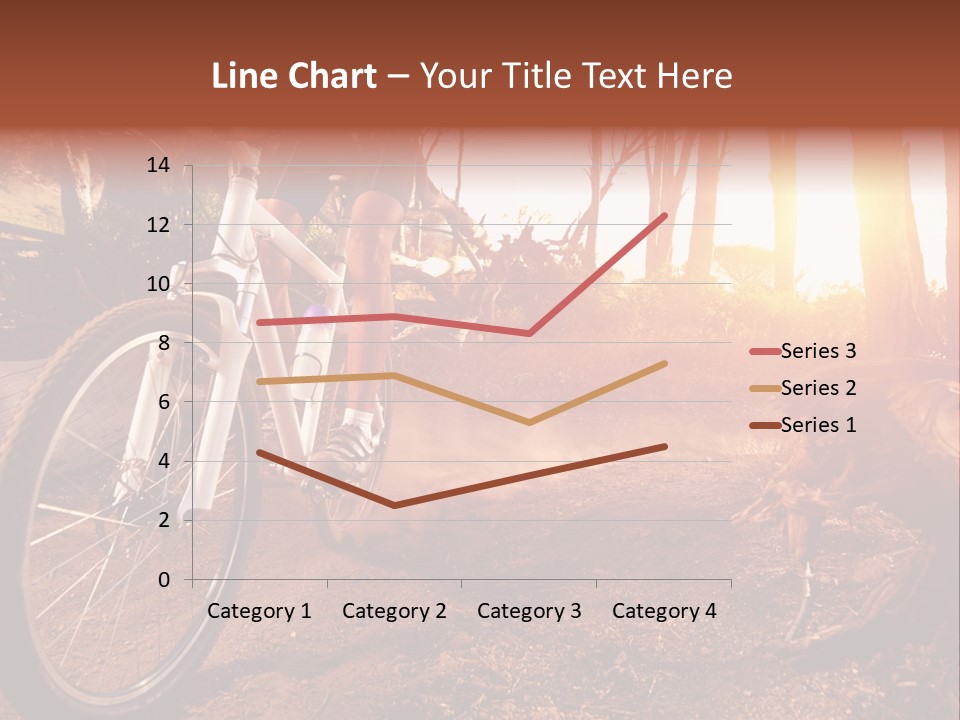 A Person Riding A Bike On A Dirt Road PowerPoint Template