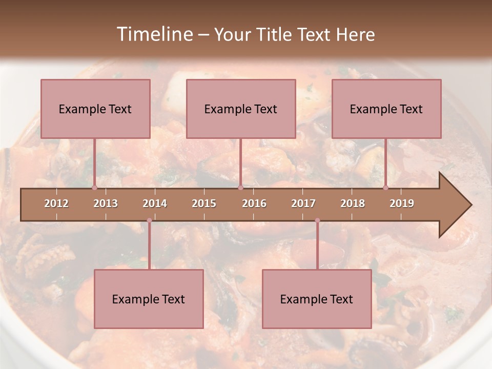 A Bowl Of Soup With Bread On The Side PowerPoint Template