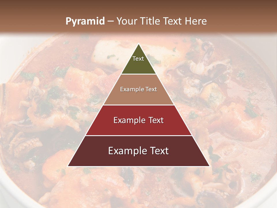 A Bowl Of Soup With Bread On The Side PowerPoint Template