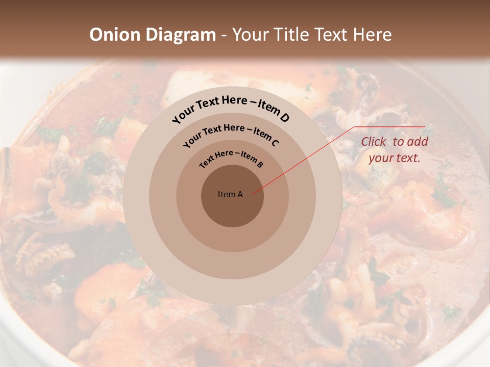 A Bowl Of Soup With Bread On The Side PowerPoint Template