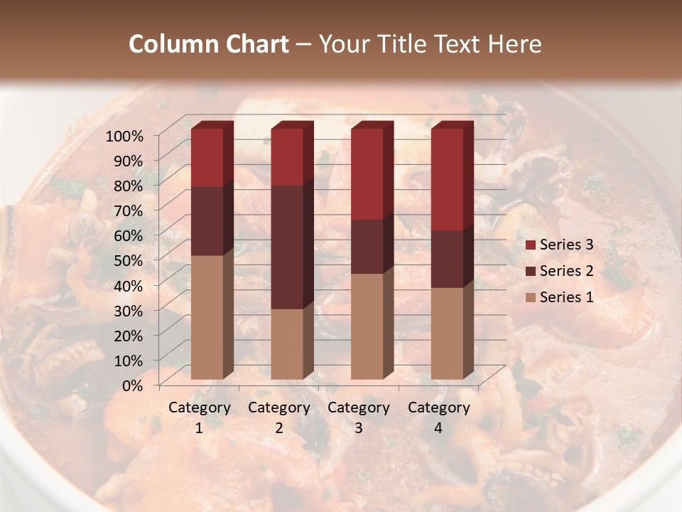 A Bowl Of Soup With Bread On The Side PowerPoint Template