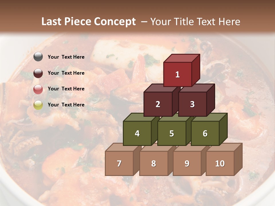 A Bowl Of Soup With Bread On The Side PowerPoint Template