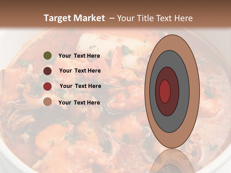 A Bowl Of Soup With Bread On The Side PowerPoint Template