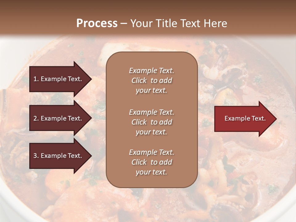 A Bowl Of Soup With Bread On The Side PowerPoint Template