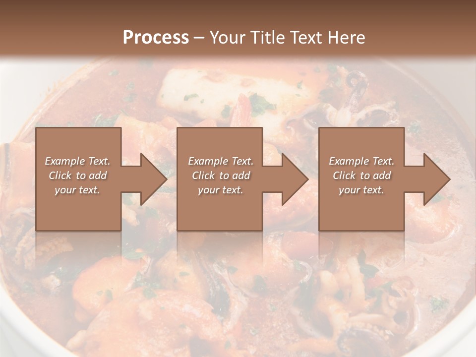 A Bowl Of Soup With Bread On The Side PowerPoint Template