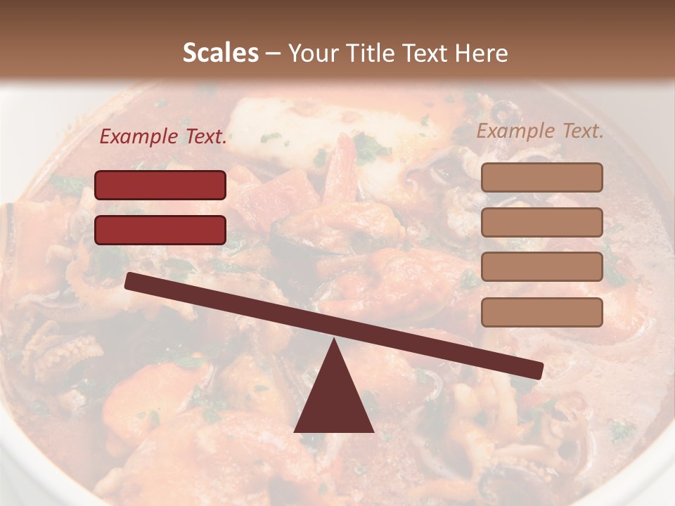 A Bowl Of Soup With Bread On The Side PowerPoint Template