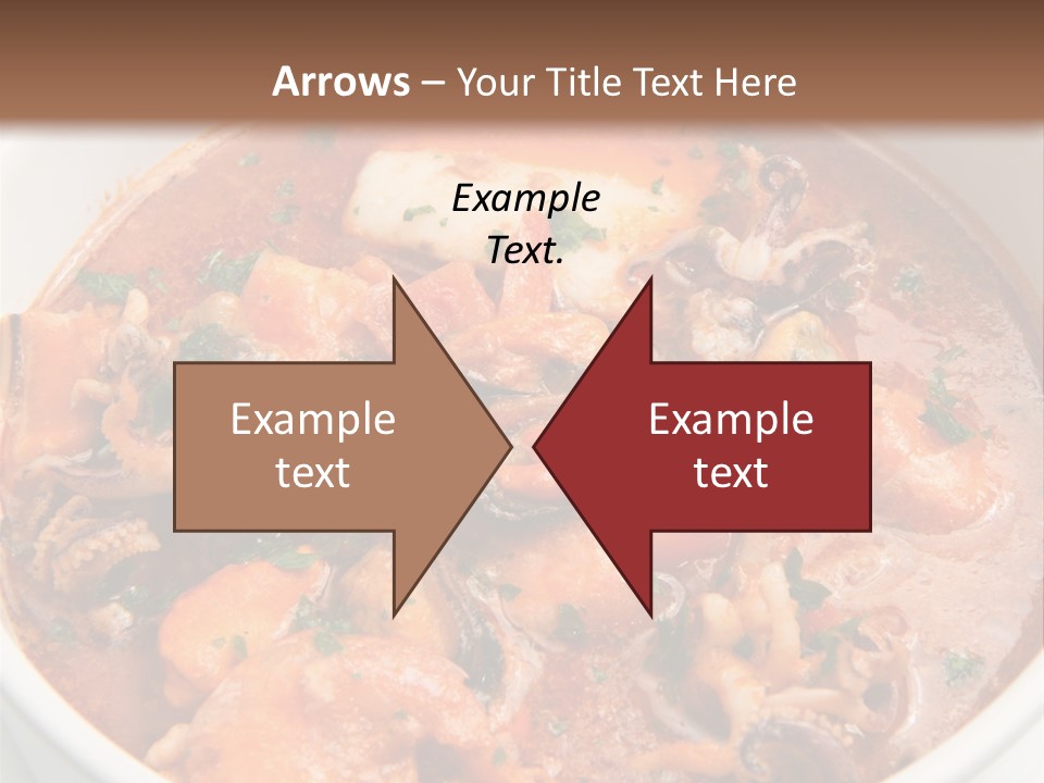 A Bowl Of Soup With Bread On The Side PowerPoint Template