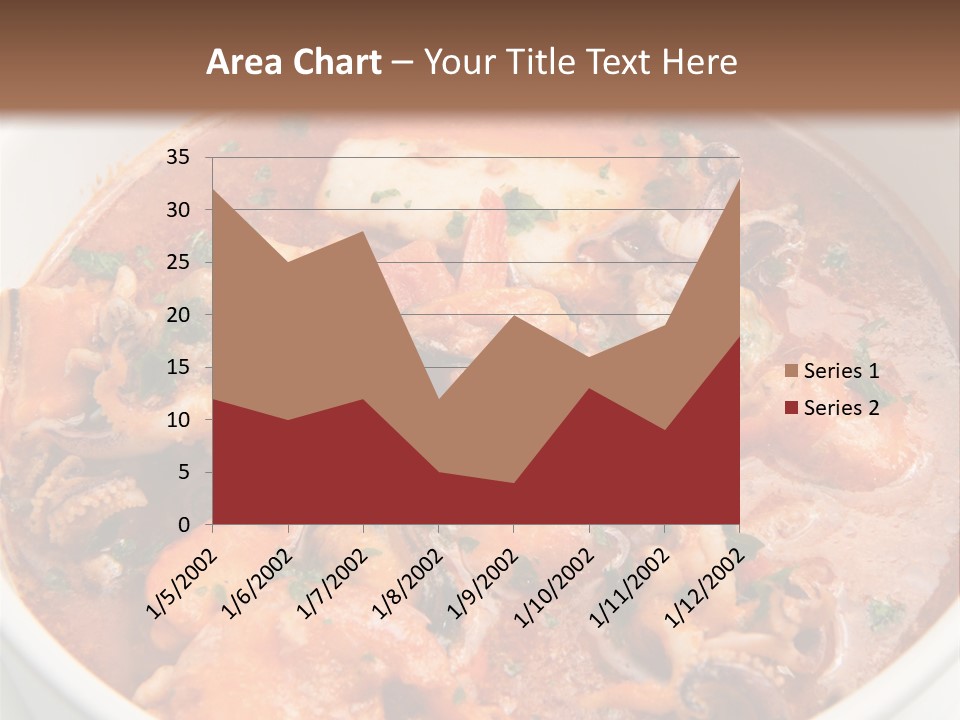 A Bowl Of Soup With Bread On The Side PowerPoint Template