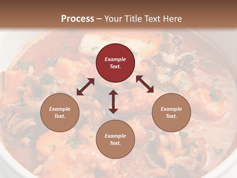 A Bowl Of Soup With Bread On The Side PowerPoint Template