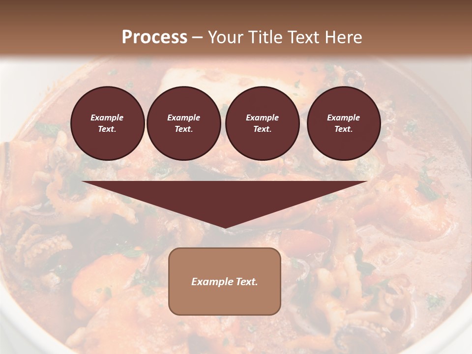 A Bowl Of Soup With Bread On The Side PowerPoint Template