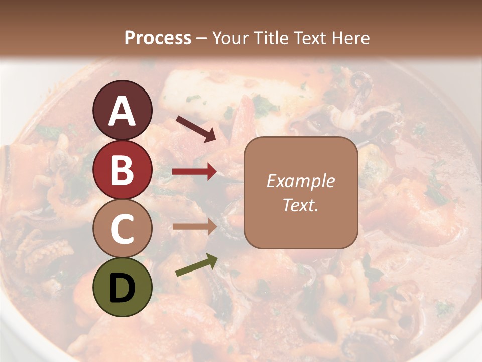 A Bowl Of Soup With Bread On The Side PowerPoint Template