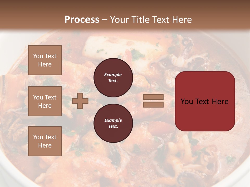 A Bowl Of Soup With Bread On The Side PowerPoint Template