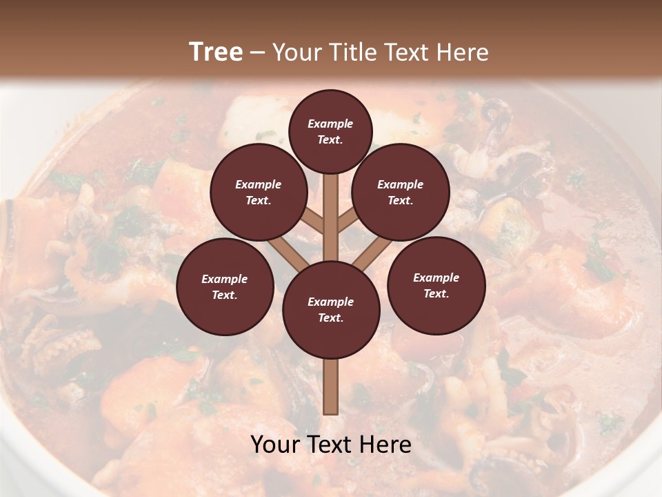 A Bowl Of Soup With Bread On The Side PowerPoint Template