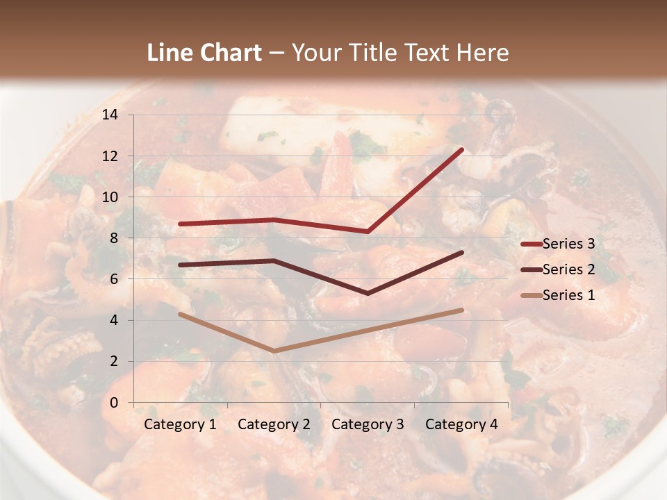 A Bowl Of Soup With Bread On The Side PowerPoint Template