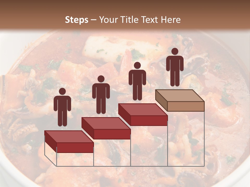 A Bowl Of Soup With Bread On The Side PowerPoint Template