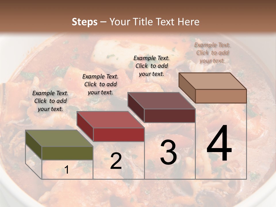 A Bowl Of Soup With Bread On The Side PowerPoint Template