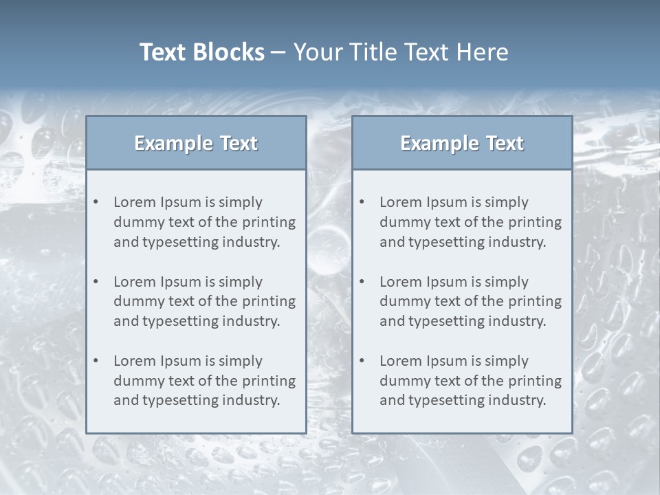 A Close Up Of A Washing Machine With Water On It PowerPoint Template