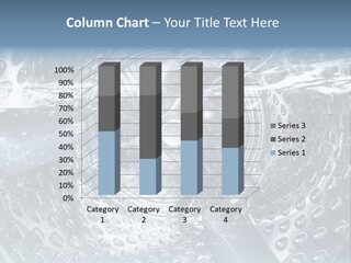 A Close Up Of A Washing Machine With Water On It PowerPoint Template