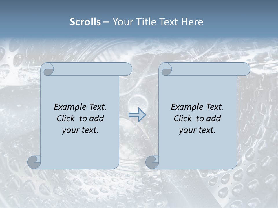 A Close Up Of A Washing Machine With Water On It PowerPoint Template
