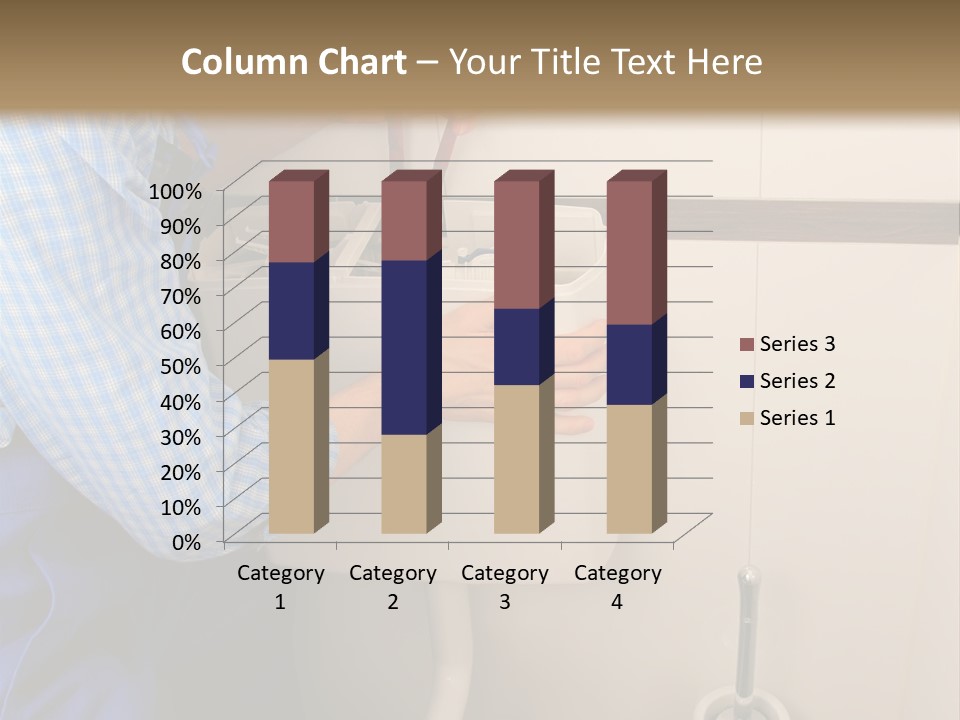 A Man Fixing A Toilet In A Bathroom PowerPoint Template