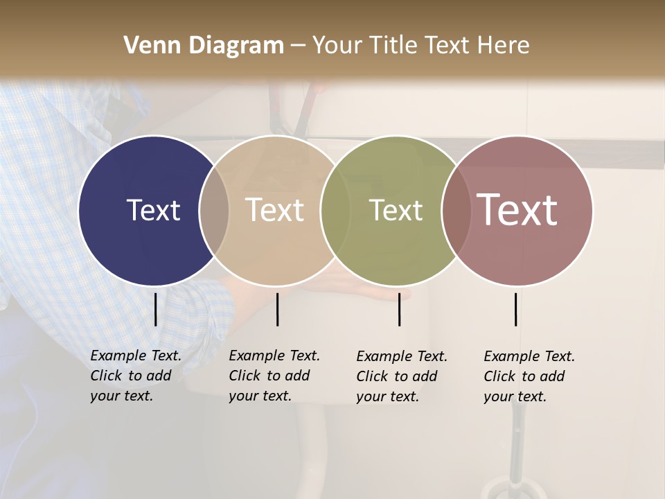 A Man Fixing A Toilet In A Bathroom PowerPoint Template