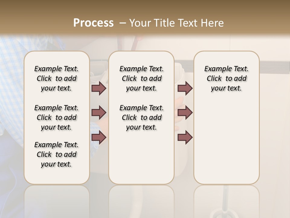 A Man Fixing A Toilet In A Bathroom PowerPoint Template