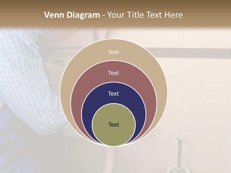 A Man Fixing A Toilet In A Bathroom PowerPoint Template