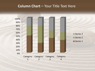 Two Rocks Sitting On Top Of A Sandy Area PowerPoint Template