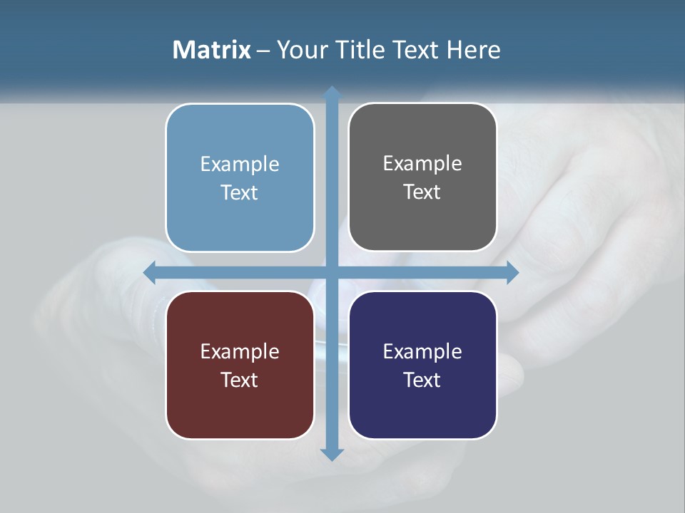 A Man Holding A Cell Phone In His Hand PowerPoint Template