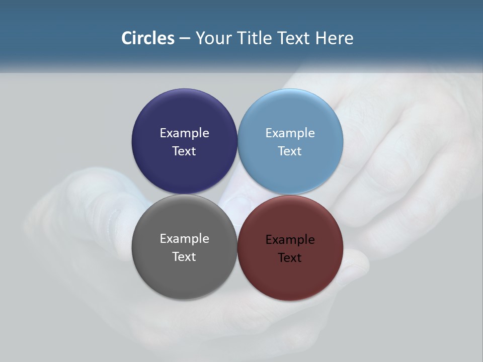 A Man Holding A Cell Phone In His Hand PowerPoint Template