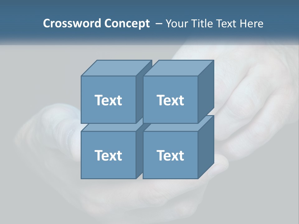 A Man Holding A Cell Phone In His Hand PowerPoint Template