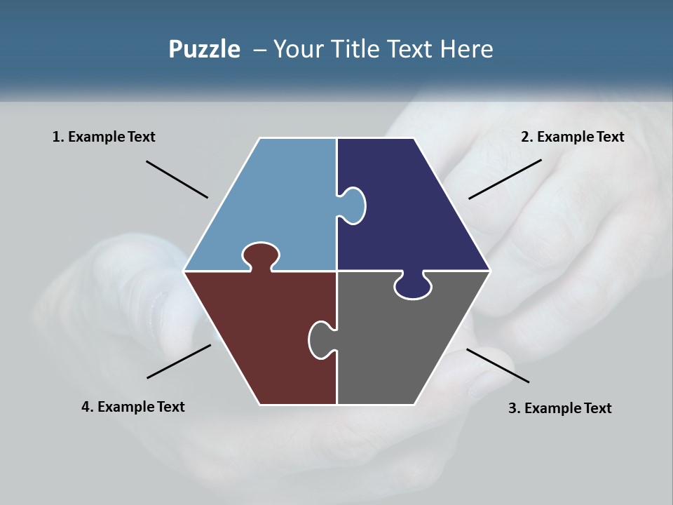 A Man Holding A Cell Phone In His Hand PowerPoint Template