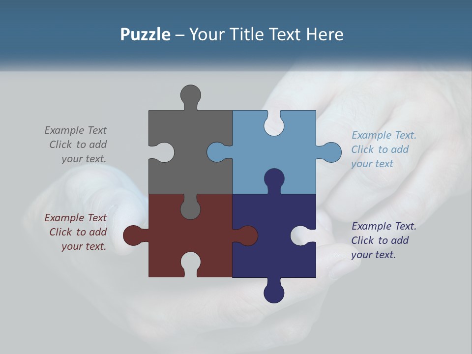A Man Holding A Cell Phone In His Hand PowerPoint Template