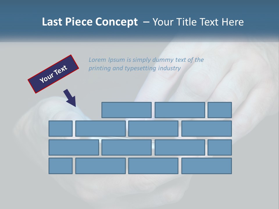 A Man Holding A Cell Phone In His Hand PowerPoint Template