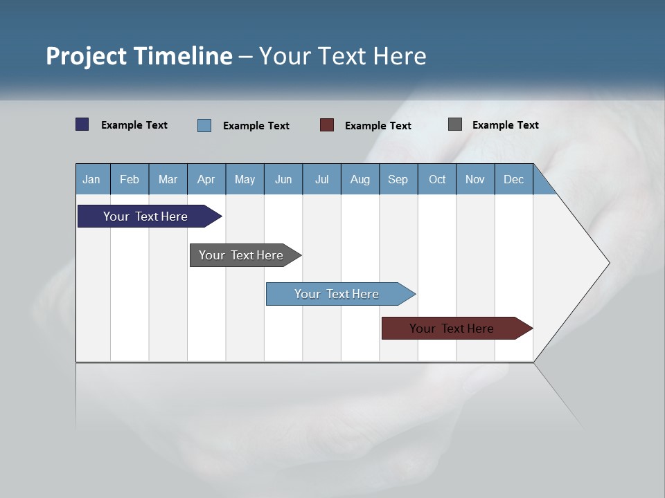 A Man Holding A Cell Phone In His Hand PowerPoint Template