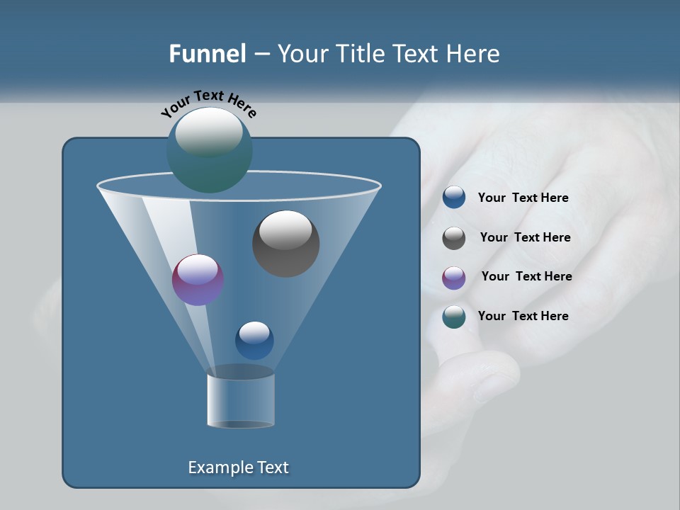 A Man Holding A Cell Phone In His Hand PowerPoint Template