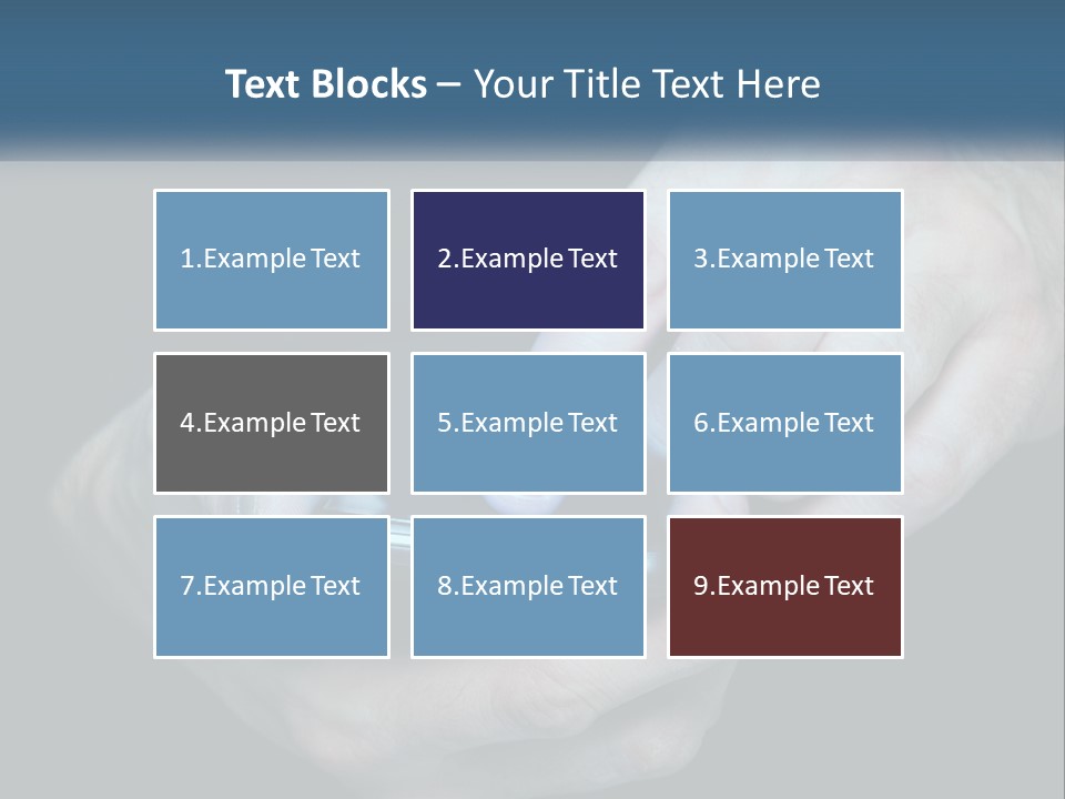 A Man Holding A Cell Phone In His Hand PowerPoint Template