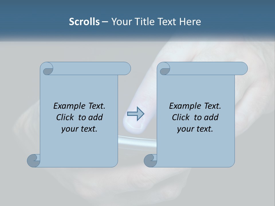 A Man Holding A Cell Phone In His Hand PowerPoint Template