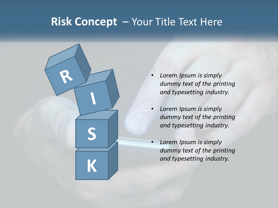 A Man Holding A Cell Phone In His Hand PowerPoint Template