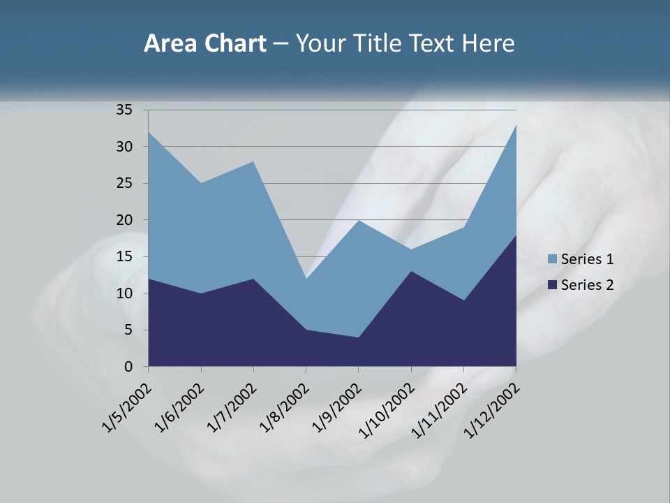A Man Holding A Cell Phone In His Hand PowerPoint Template