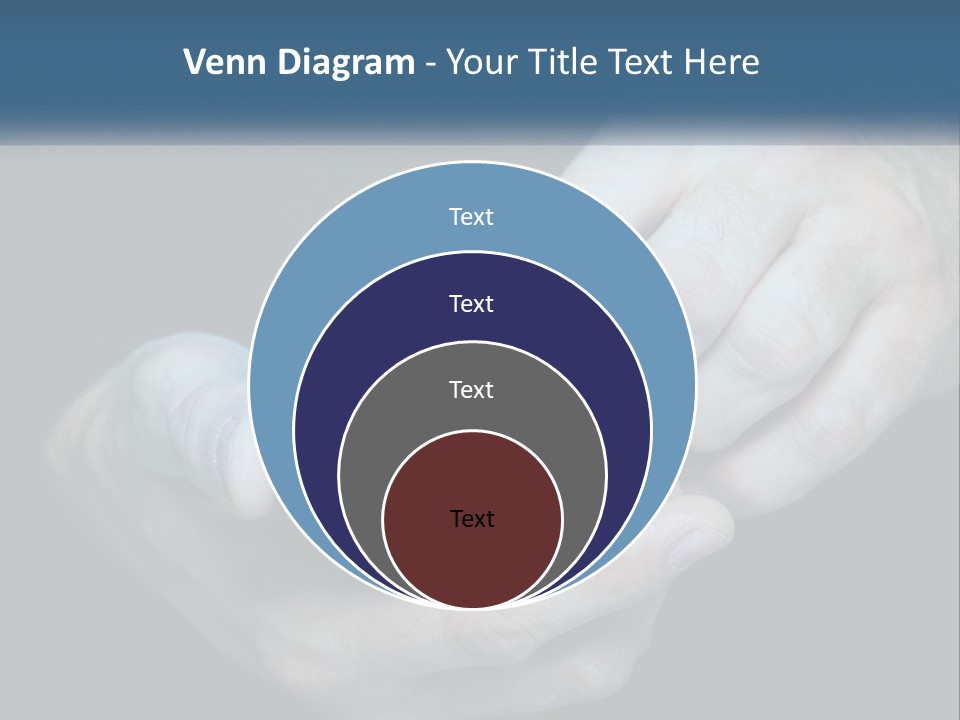 A Man Holding A Cell Phone In His Hand PowerPoint Template