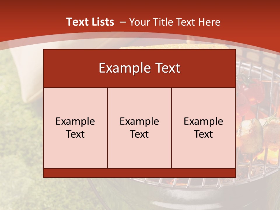 A Barbecue Grill With Corn On The Cob PowerPoint Template