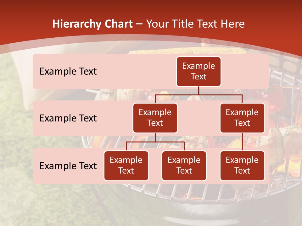 A Barbecue Grill With Corn On The Cob PowerPoint Template