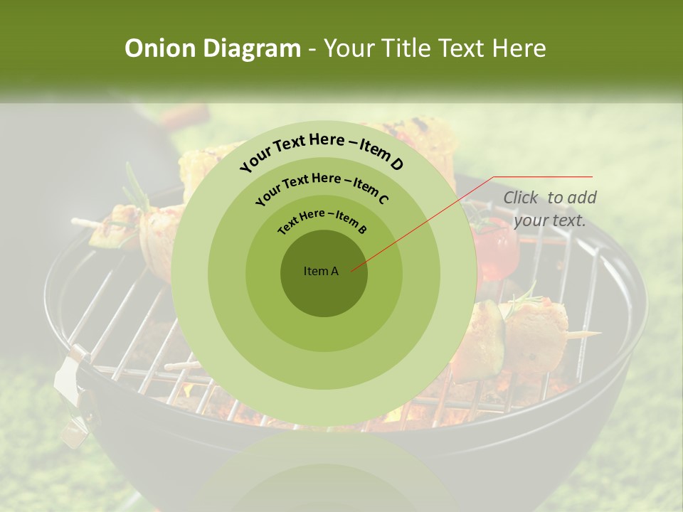 A Bbq Grill With Corn On The Cob And Vegetables On It PowerPoint Template