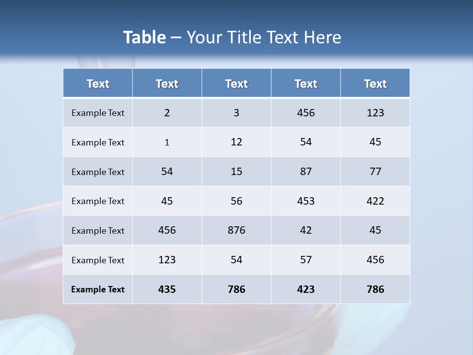 A Red Liquid In A Bowl With Gloves On It PowerPoint Template