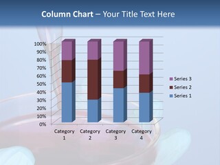 A Red Liquid In A Bowl With Gloves On It PowerPoint Template