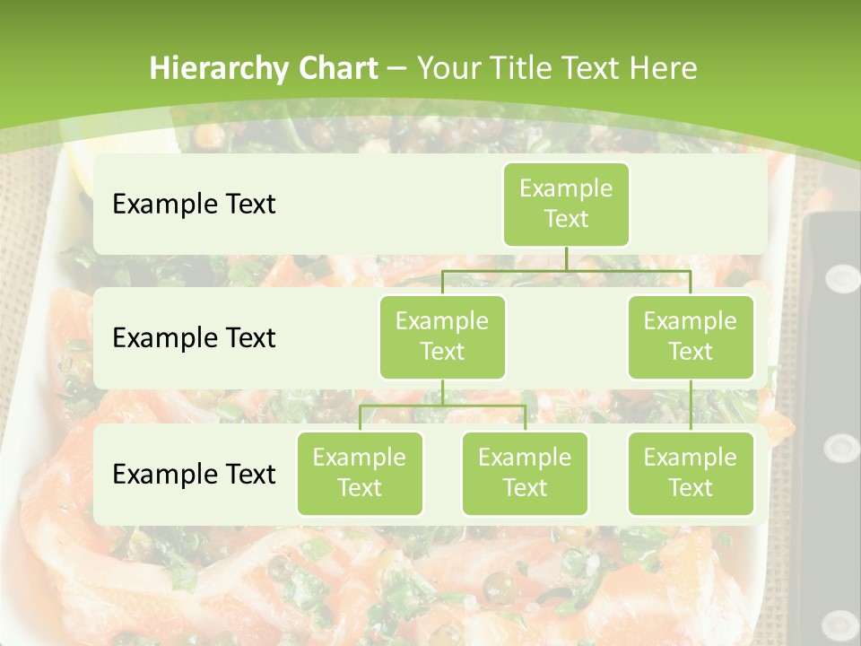 A Plate Of Food On A Table With A Knife And Fork PowerPoint Template