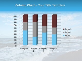 A Picture Of A Lighthouse On The Beach PowerPoint Template