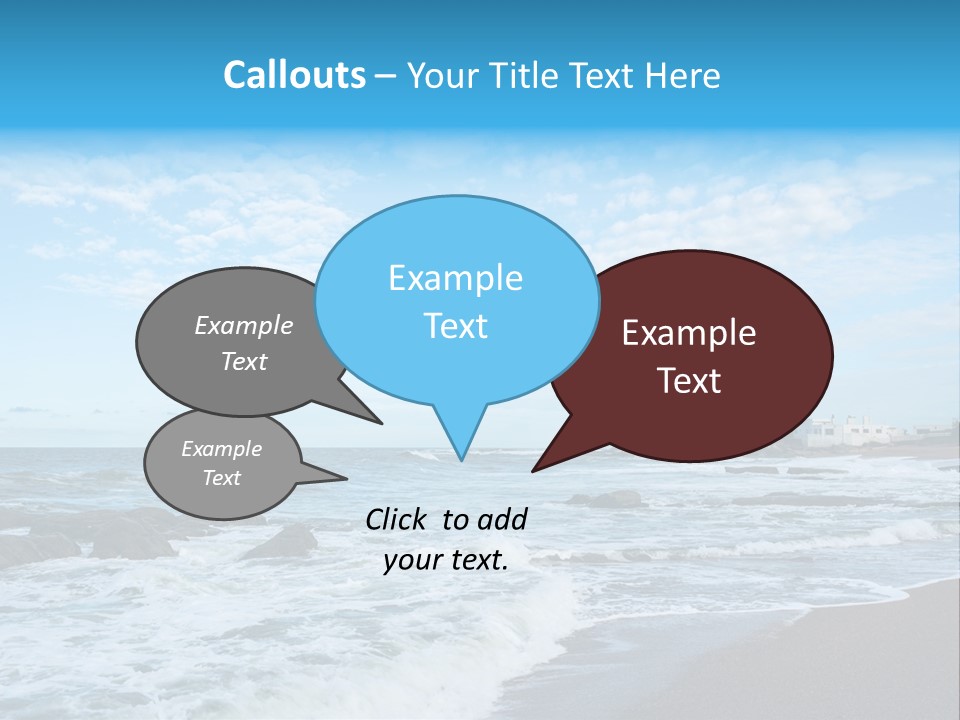 A Picture Of A Lighthouse On The Beach PowerPoint Template