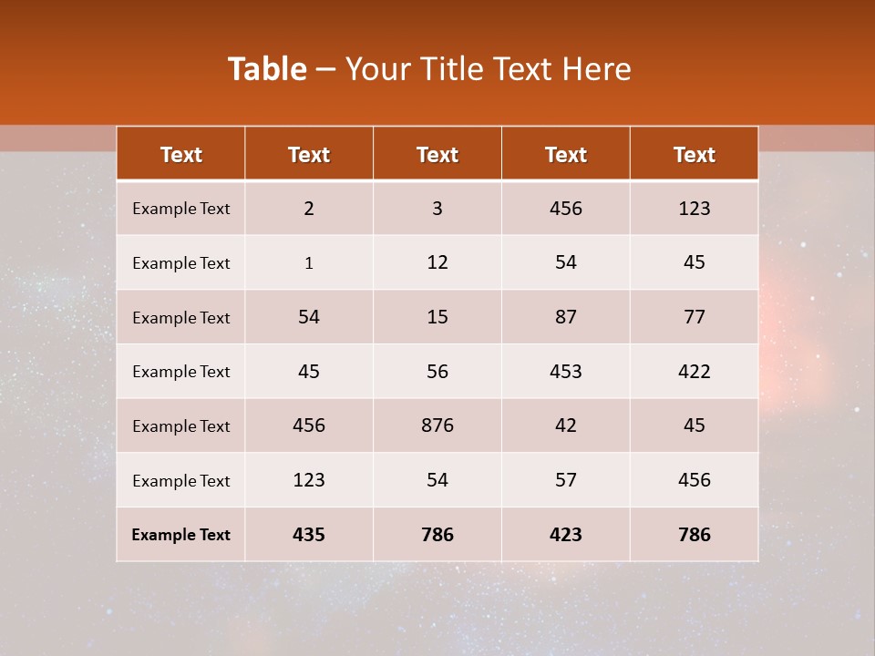 A Picture Of A Star In The Sky With The Words Name Of Presentation Company Name PowerPoint Template